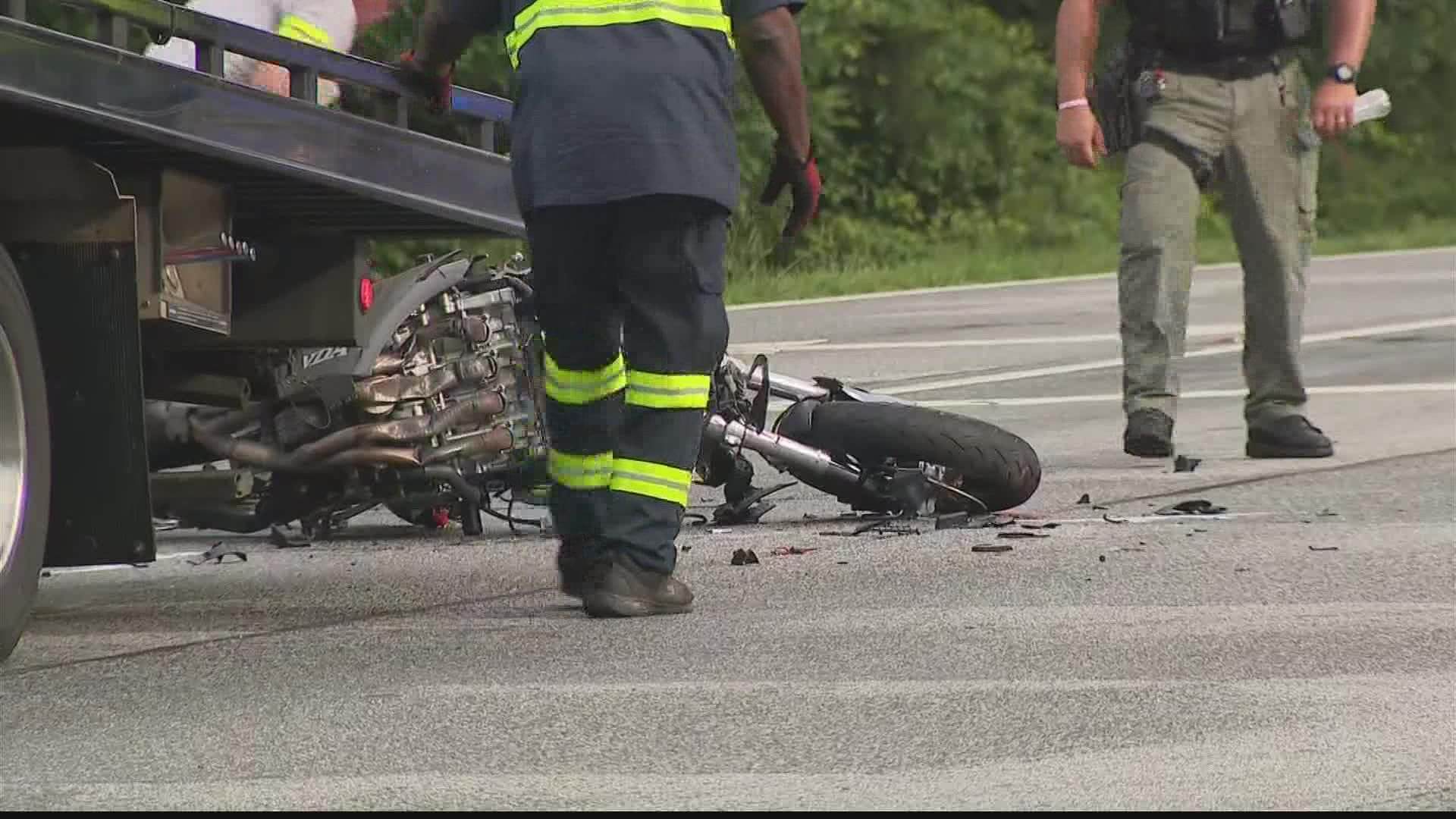Motorbike accident