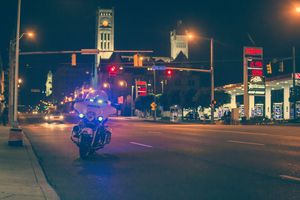 police reporting on bike